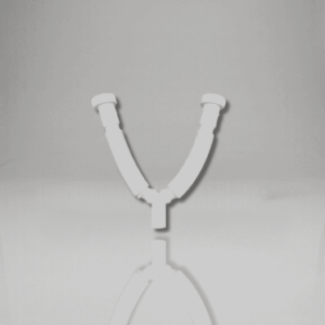 2 outlet Waste Collapsible Pipe