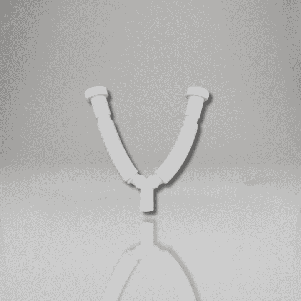 2 Outlet Waste Collapsible Pipe