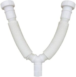 2 outlet Waste Collapsible Pipe